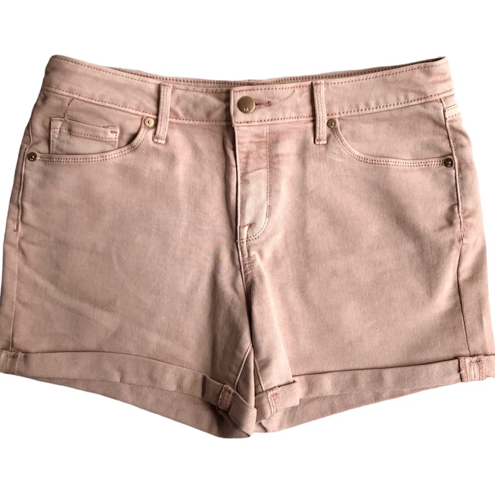 Mossimo denim Mid-rise Midi 10R/30R light pink women’s shorts
